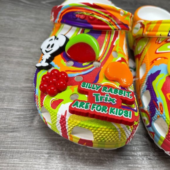 Crocs x Trix Cereal Tie Dye Classic Clog Mens Multi Sizes Available 207922 94S - Picture 7 of 16